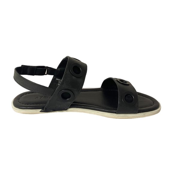 ATELJÉ 71 FARINE SLINGBACK FLAT SANDALS - Picture 4 of 7